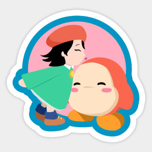 adeleine smooch Sticker